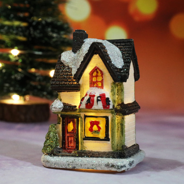 Decorative Christmas Toy House Figure