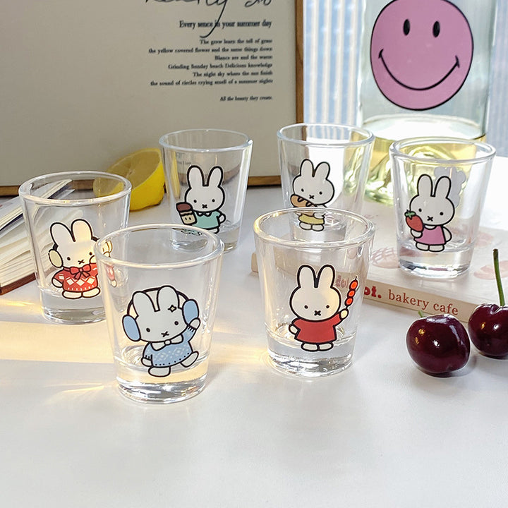 Drinking Glass Set with Playful Miffy Design Kalsten