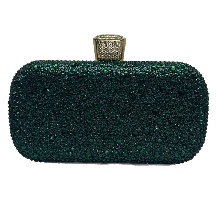 Crystal-Studded Clutch Purse