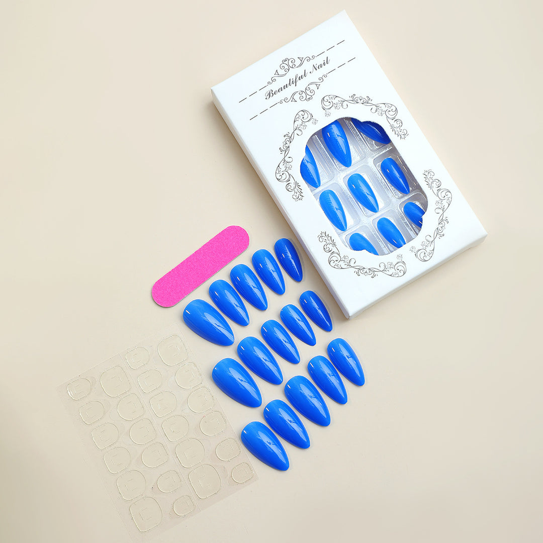 Acrylic nail set with elegant, shiny design Kalsten