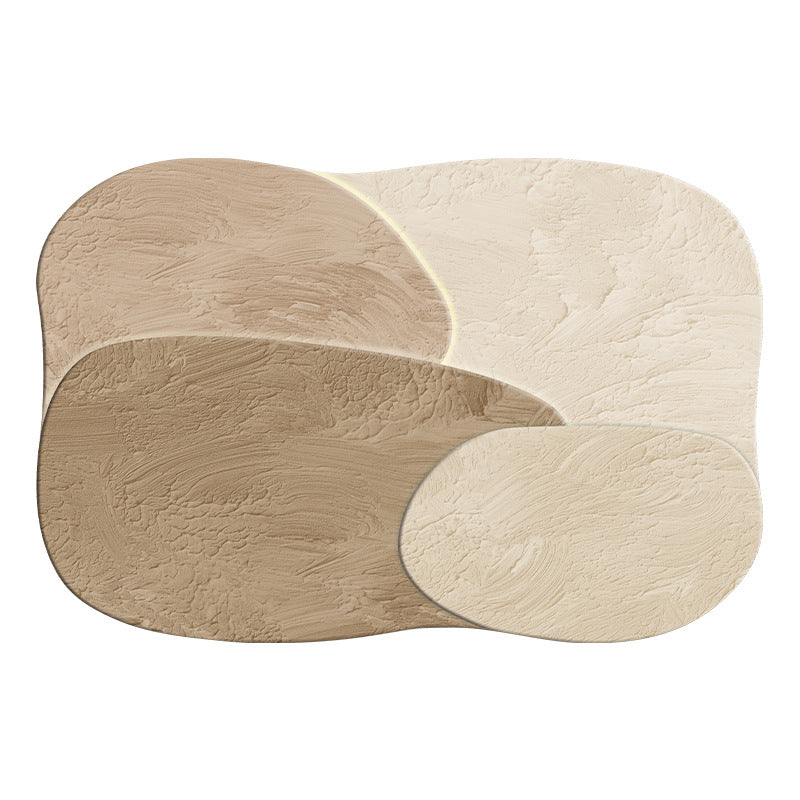 Abstract Textured Bath Mat