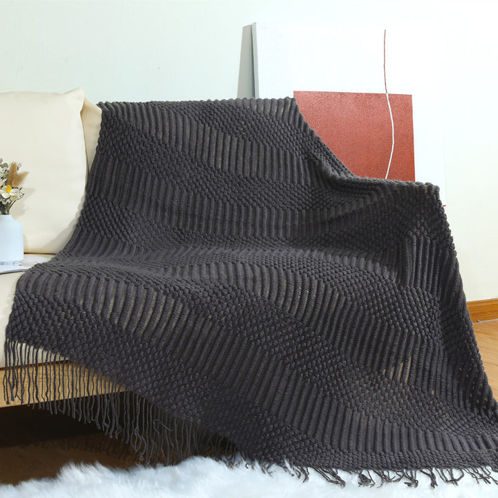 Textured Knit Scarf Kalsten