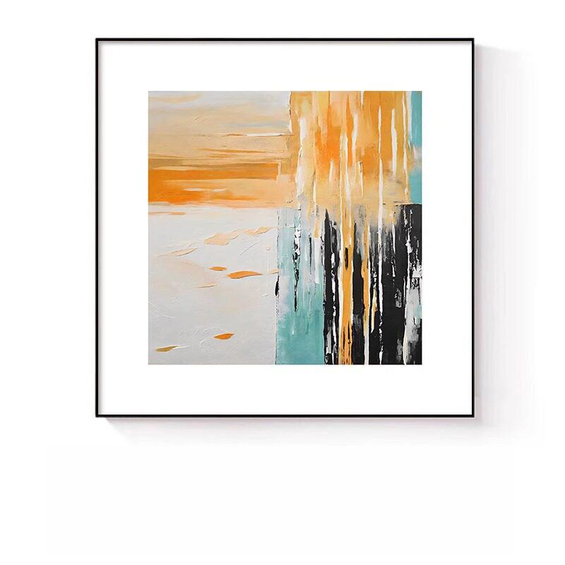 Abstract Expressionist Canvas Artwork for Walls