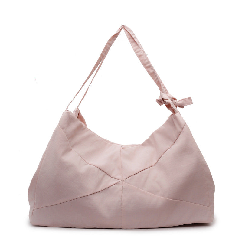 Textured Fabric Shoulder Hobo Bag Kalsten