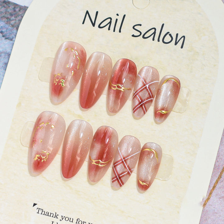 Premium Designer Press-On Nail Set Kalsten