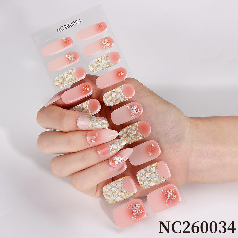 Premium Floral Press-On Nail Art