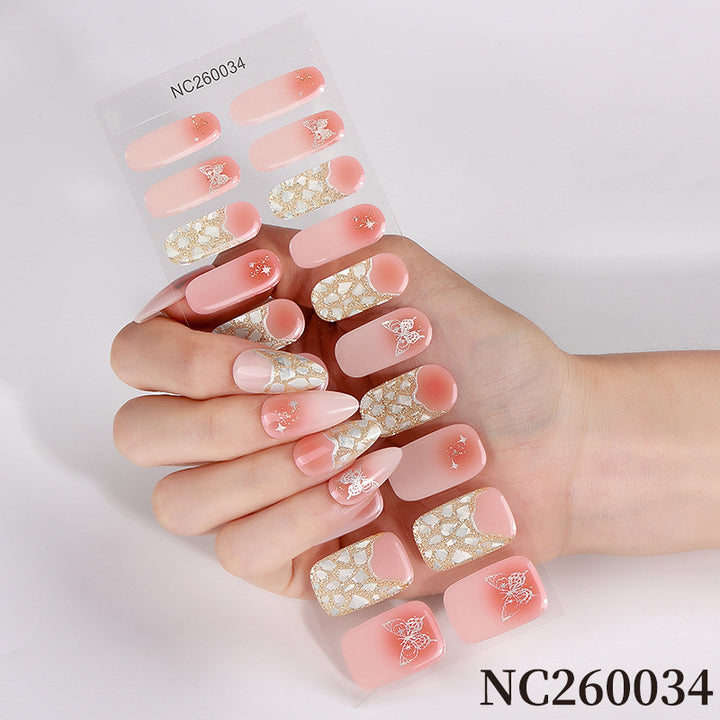 Premium Floral Press-On Nail Art