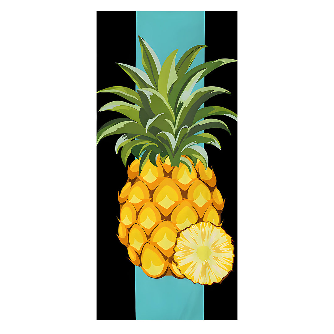 Oversized Microfiber Beach Towel With Retro Daisy Pattern And Quick-Dry Lightweight Weave