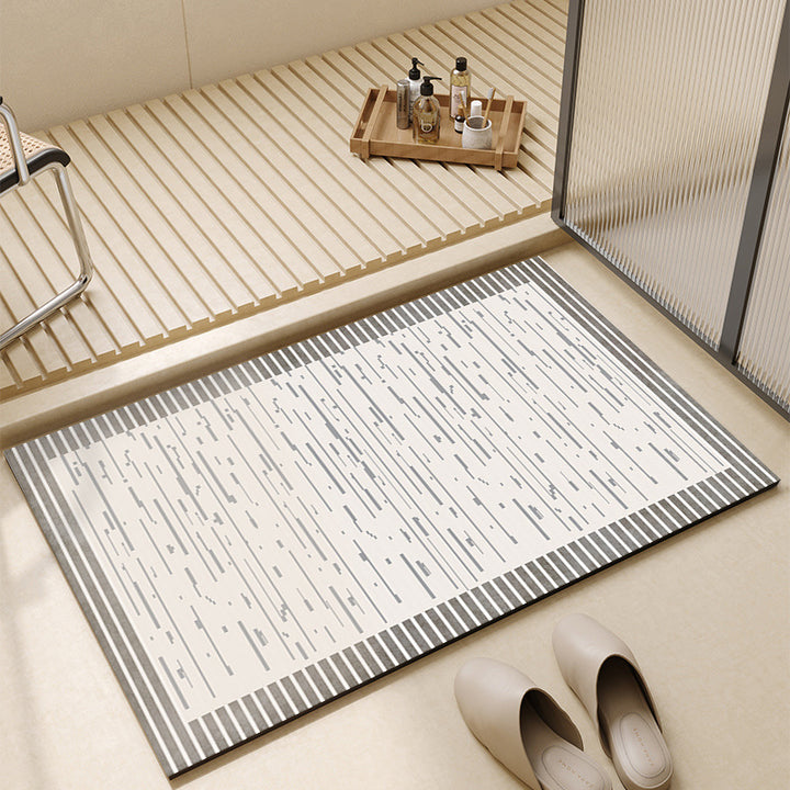 Elegant Textured Bath Mat