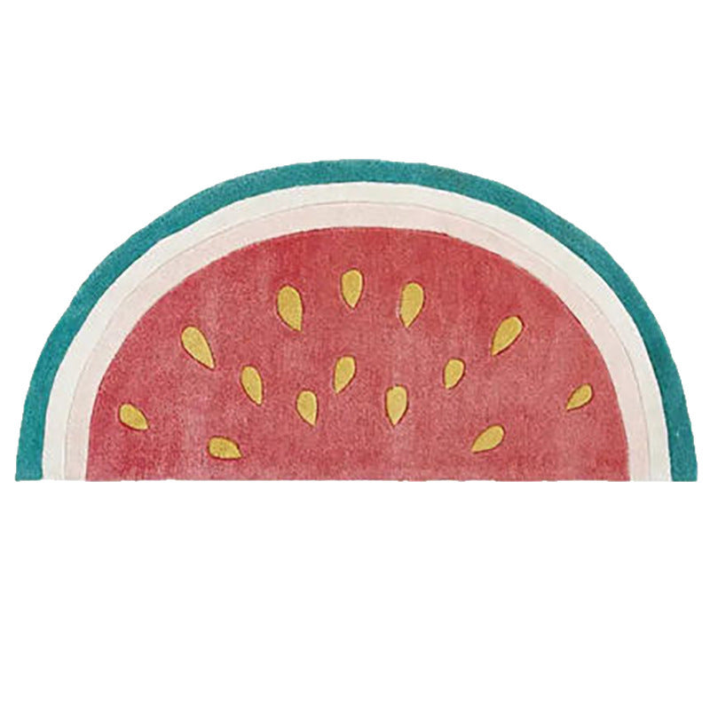 Watermelon Slice Decorative Area Rug Kalsten