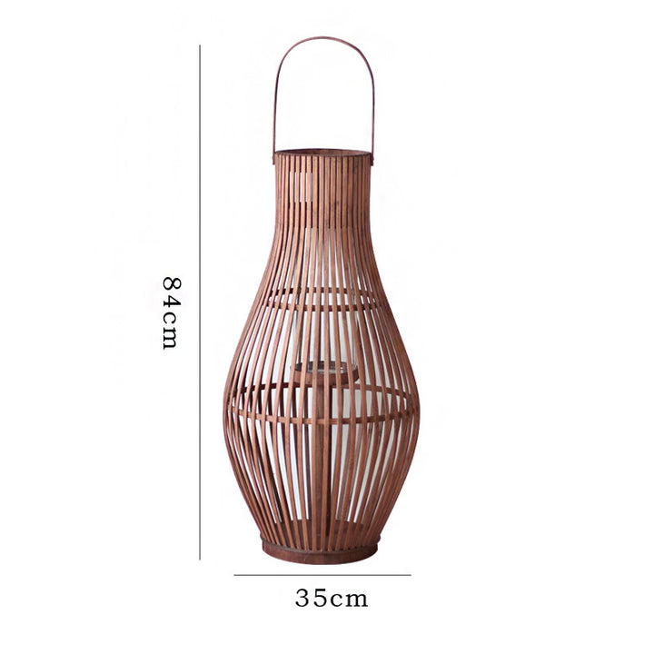Elegant Rattan Lantern Kalsten