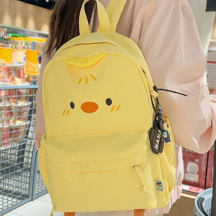 Creative Designed Backpack with Plush Applications Kalsten