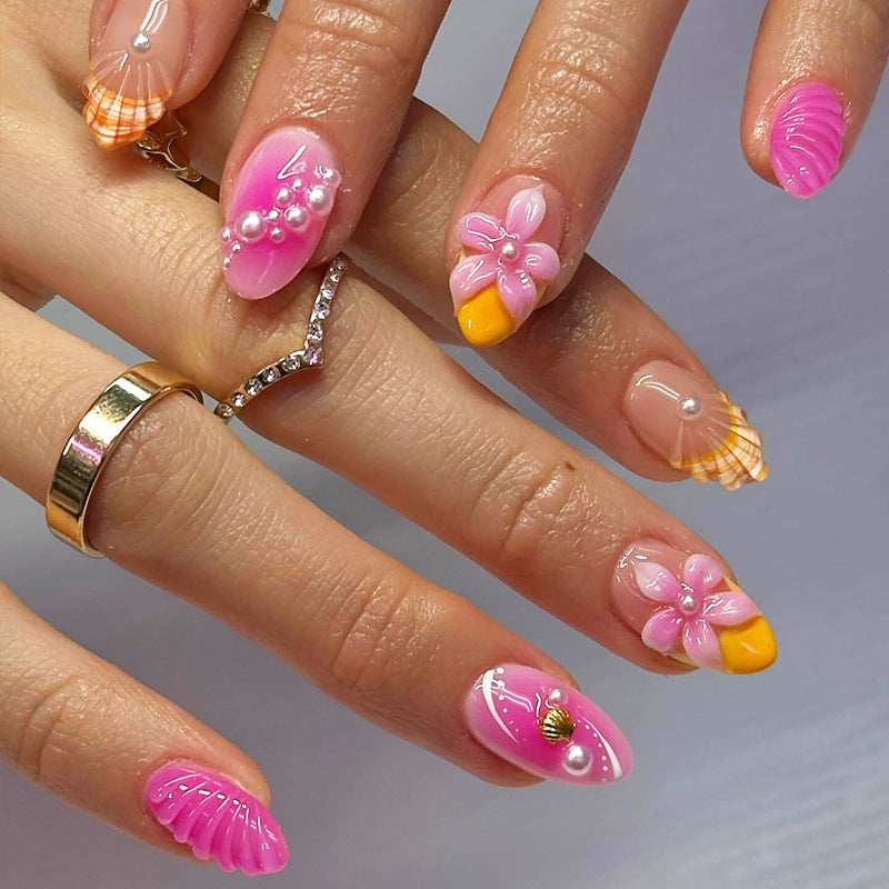 Elegant Heart-Designed Press-On Nail Tips Kalsten