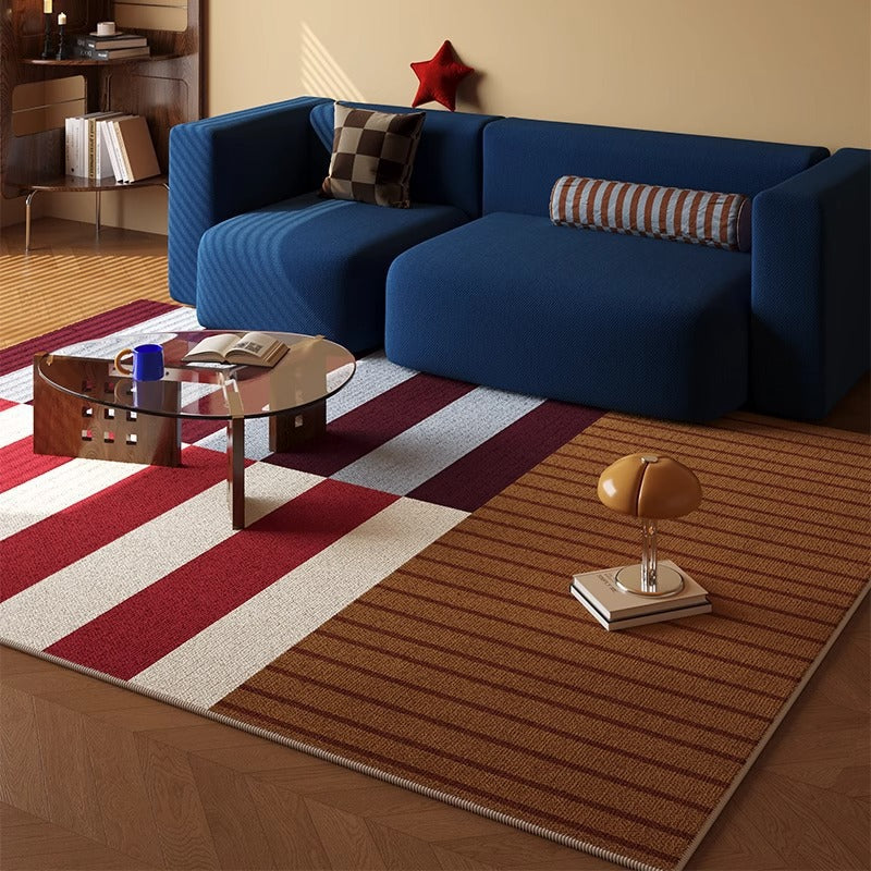 Checkered Pattern Area Rug Kalsten