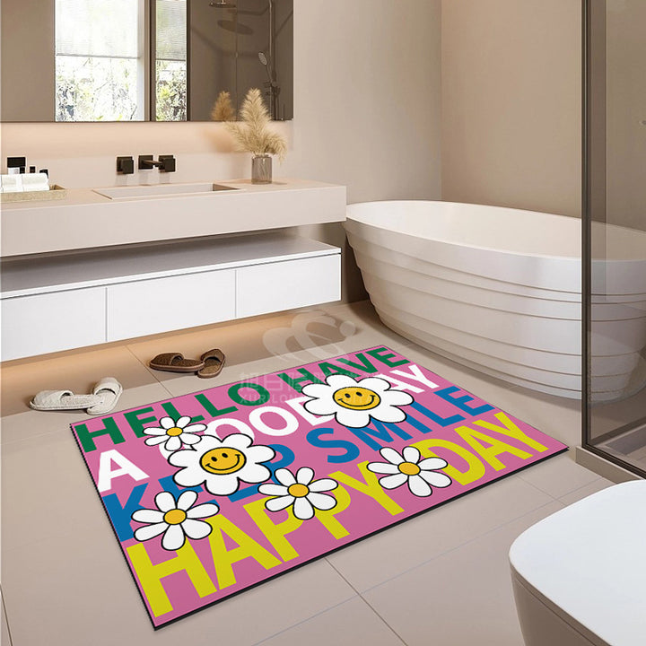 Decorative Bathroom Mat Kalsten