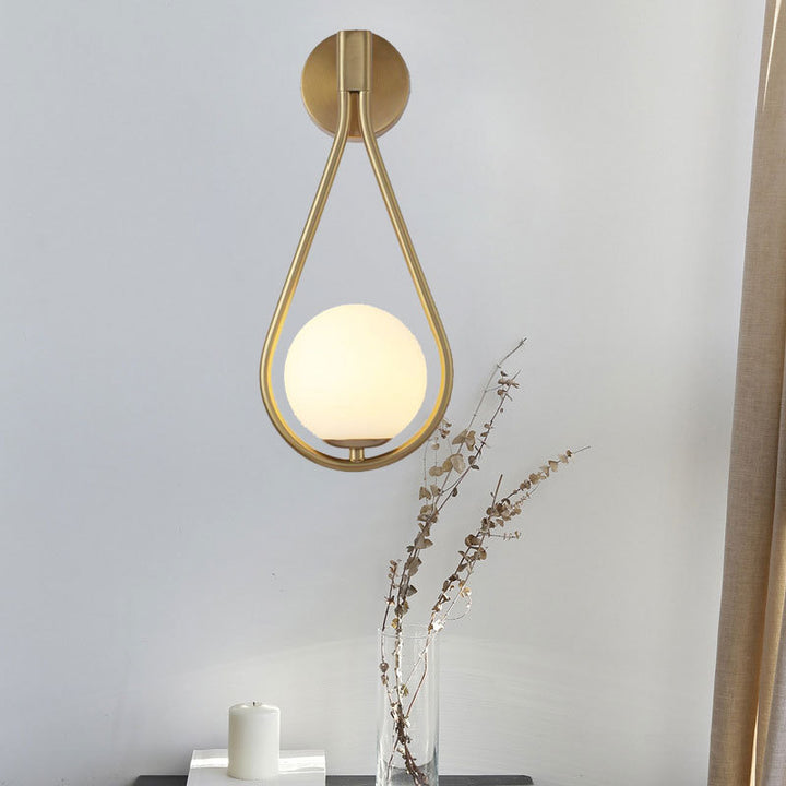 Modern Tear-Drop Wall Light