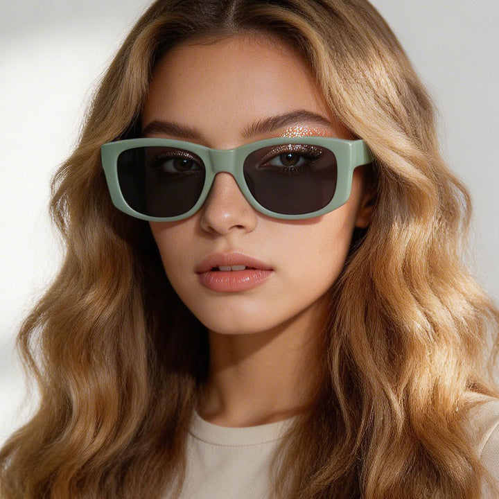 Ladies stylish sunglasses with modern transparent frame Kalsten
