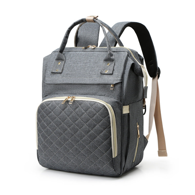 Quilted Multi-Functional Backpack Kalsten
