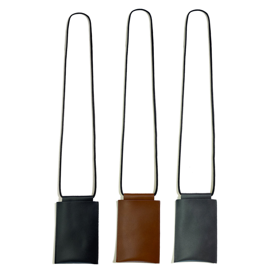 Leather Crossbody Card Holder Kalsten