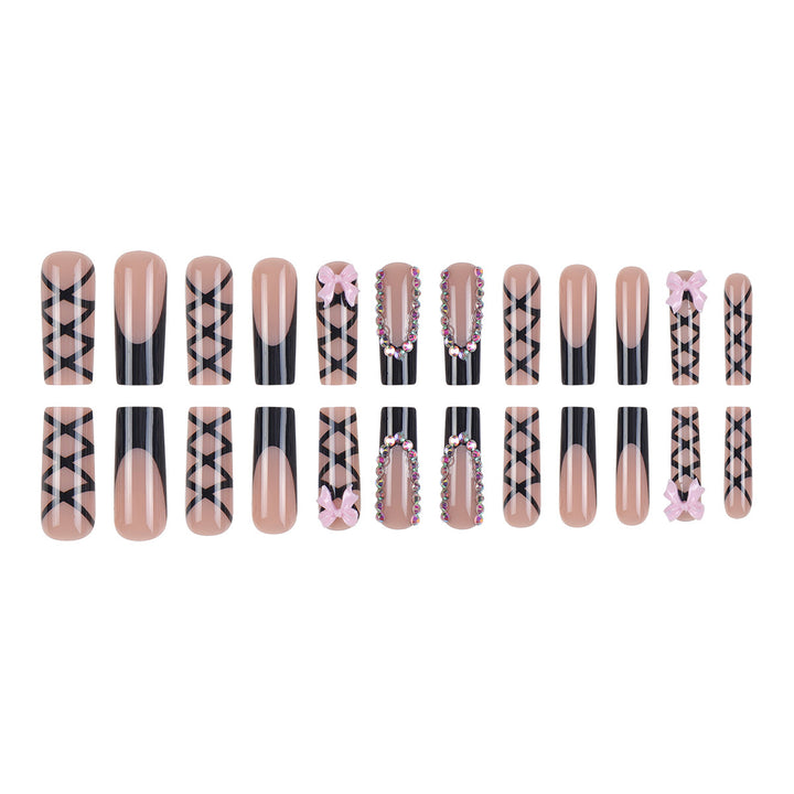 Decorative Stiletto Press-On Nail Set Kalsten