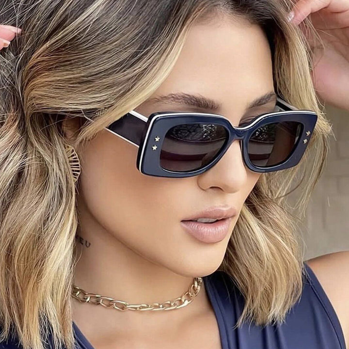Ladies extravagant square sunglasses with stylish details Kalsten
