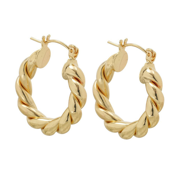Sleek Curved Huggie Earrings Kalsten