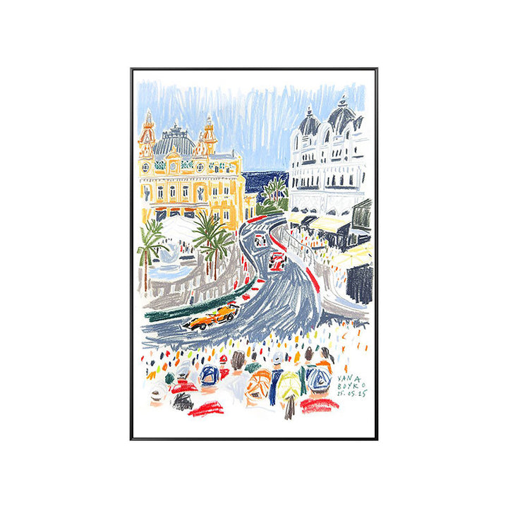 Coastal Landscape Canvas Wall Art
