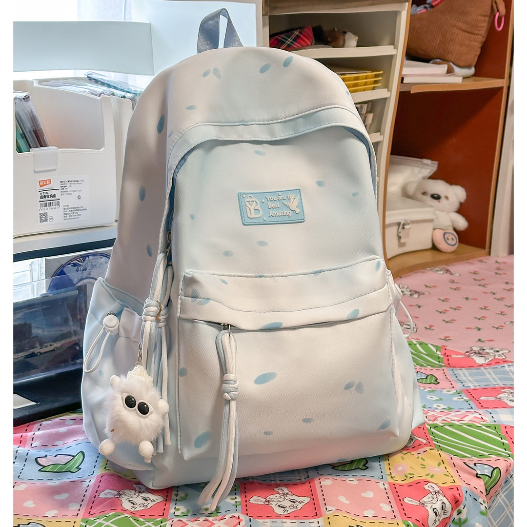 Stylish Polka Dotted Backpack Kalsten
