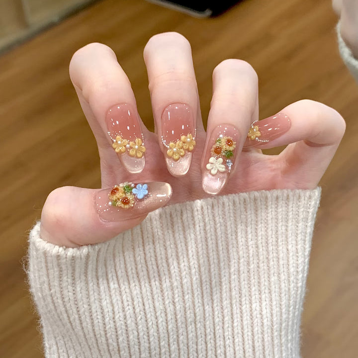 Premium Glamorous Press-On Nail Extensions Kalsten