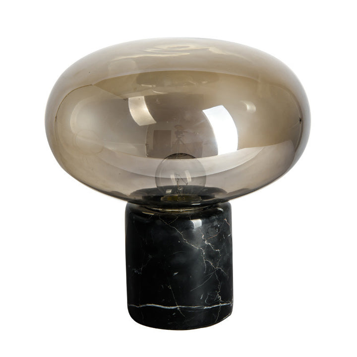 Elegant Glass Table Lamp with Marble Base
