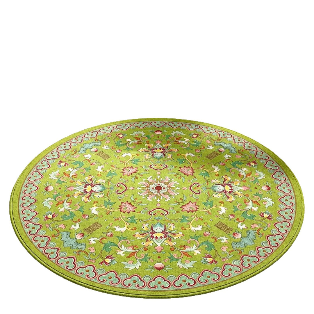 Round Vintage Area Rug