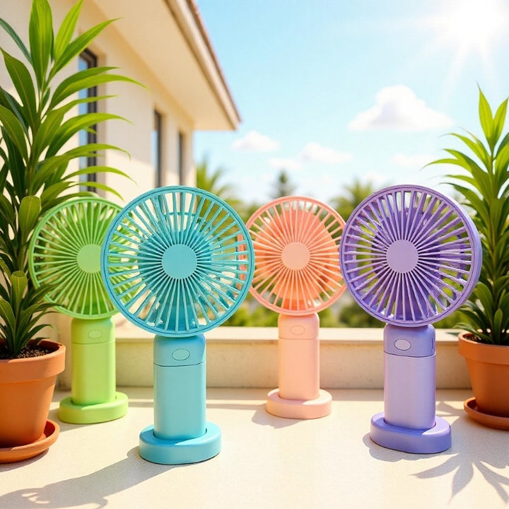 Unisex Portable Mini Fan with USB Charging Function and Multiple Speed Levels Kalsten