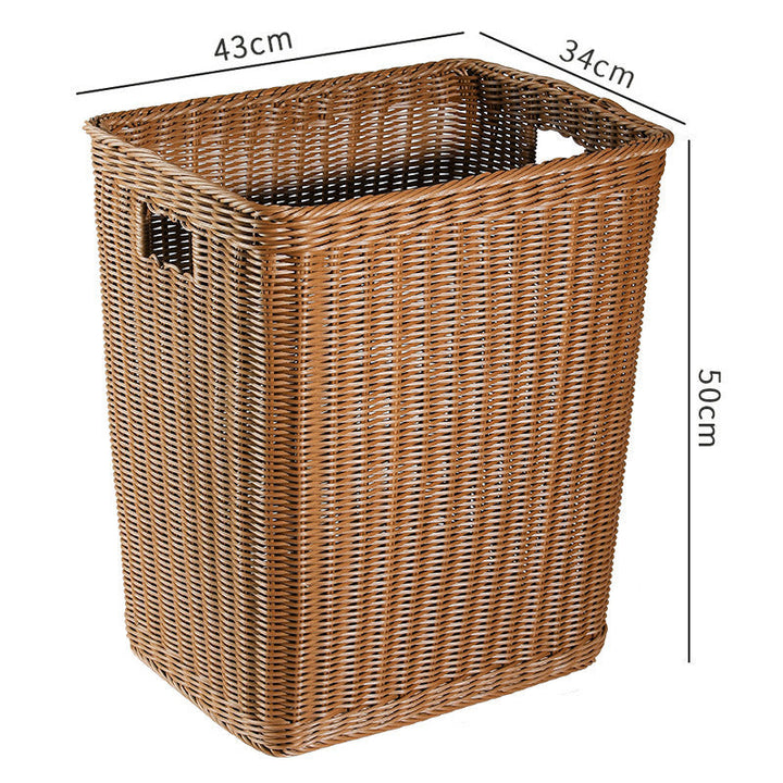 Premium Handwoven Wicker Storage Bin Kalsten