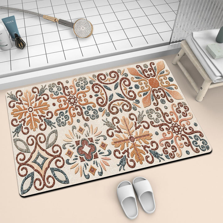 Artistic Mosaic Bath Mat Kalsten