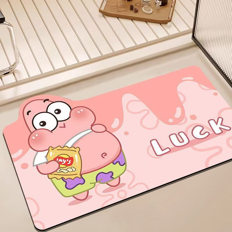 Cartoon Character Themed Bath Mat Kalsten