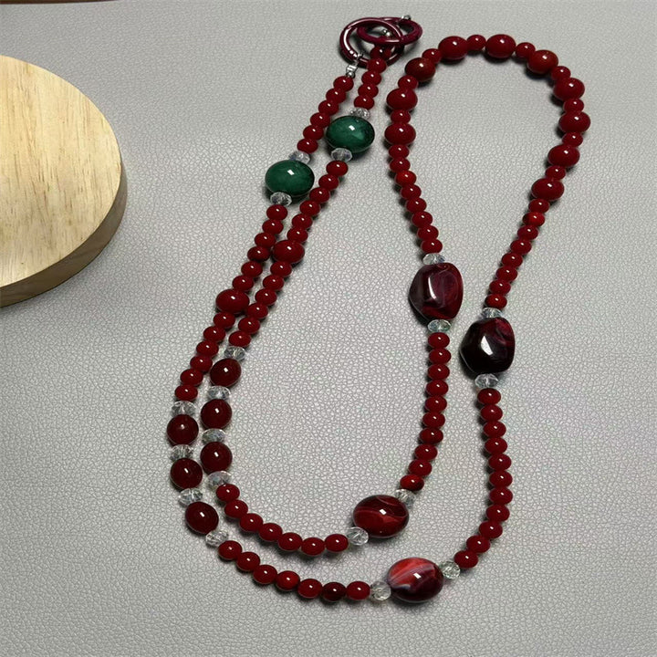 Multi-Strand Beaded Necklace Kalsten