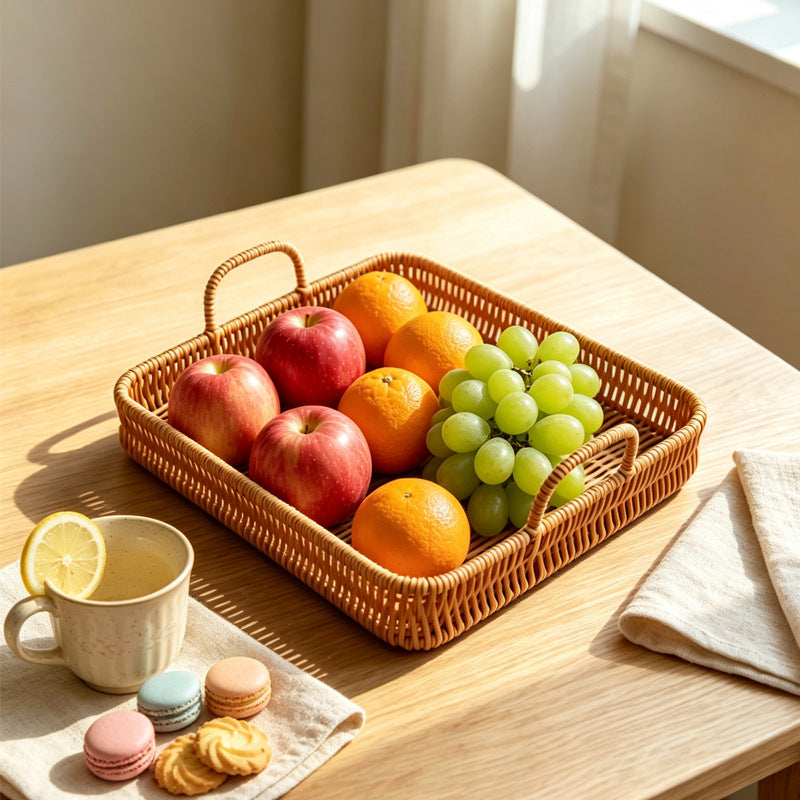 Handmade Woven Serving Tray Kalsten