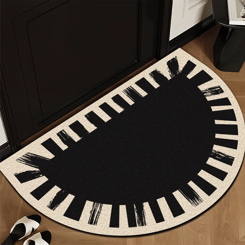 Decorative Half-Moon Doormat