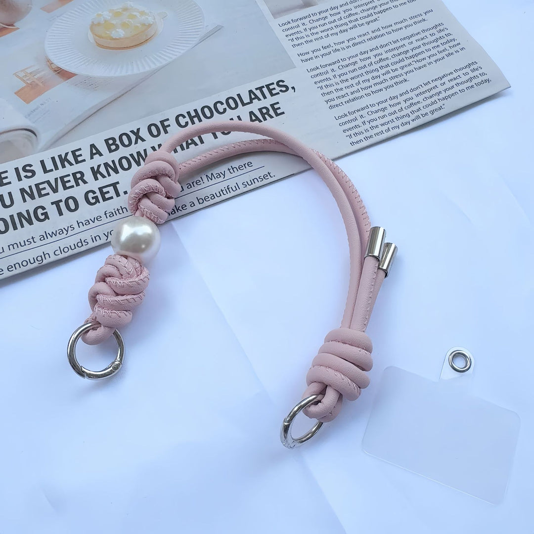 Elegant Knotted Leather Keychain Holder Kalsten