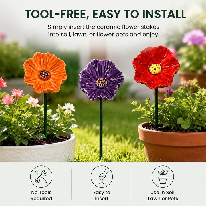 Decorative Garden Flower Stake Kalsten