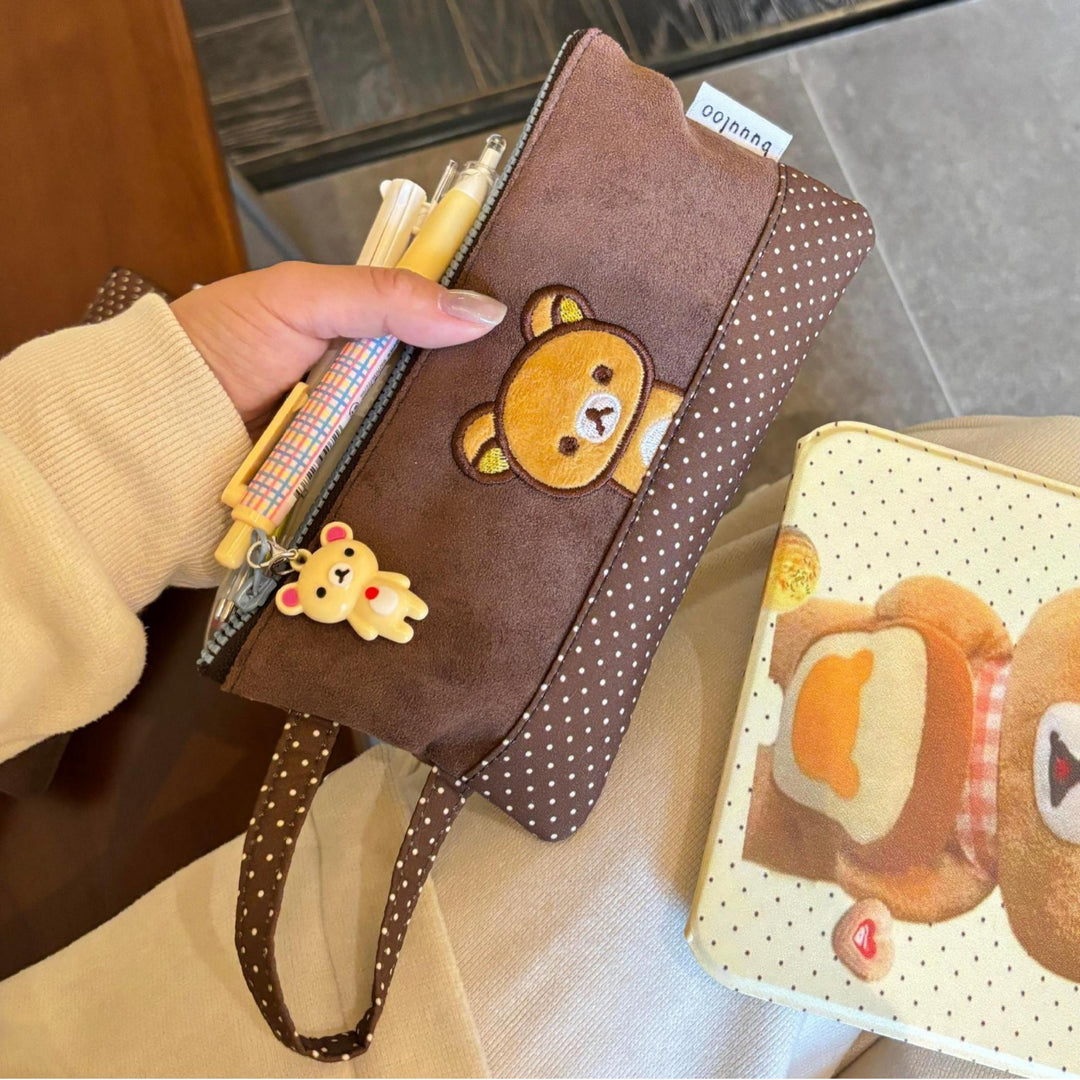 Adorable Bear-Themed Pencil Case