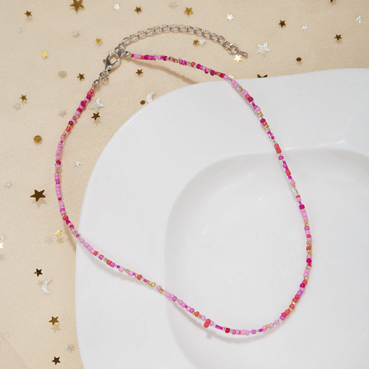 Handcrafted Beaded Choker Necklace Kalsten