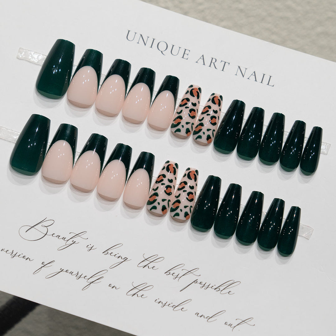Stylish Press-On Nail Design
