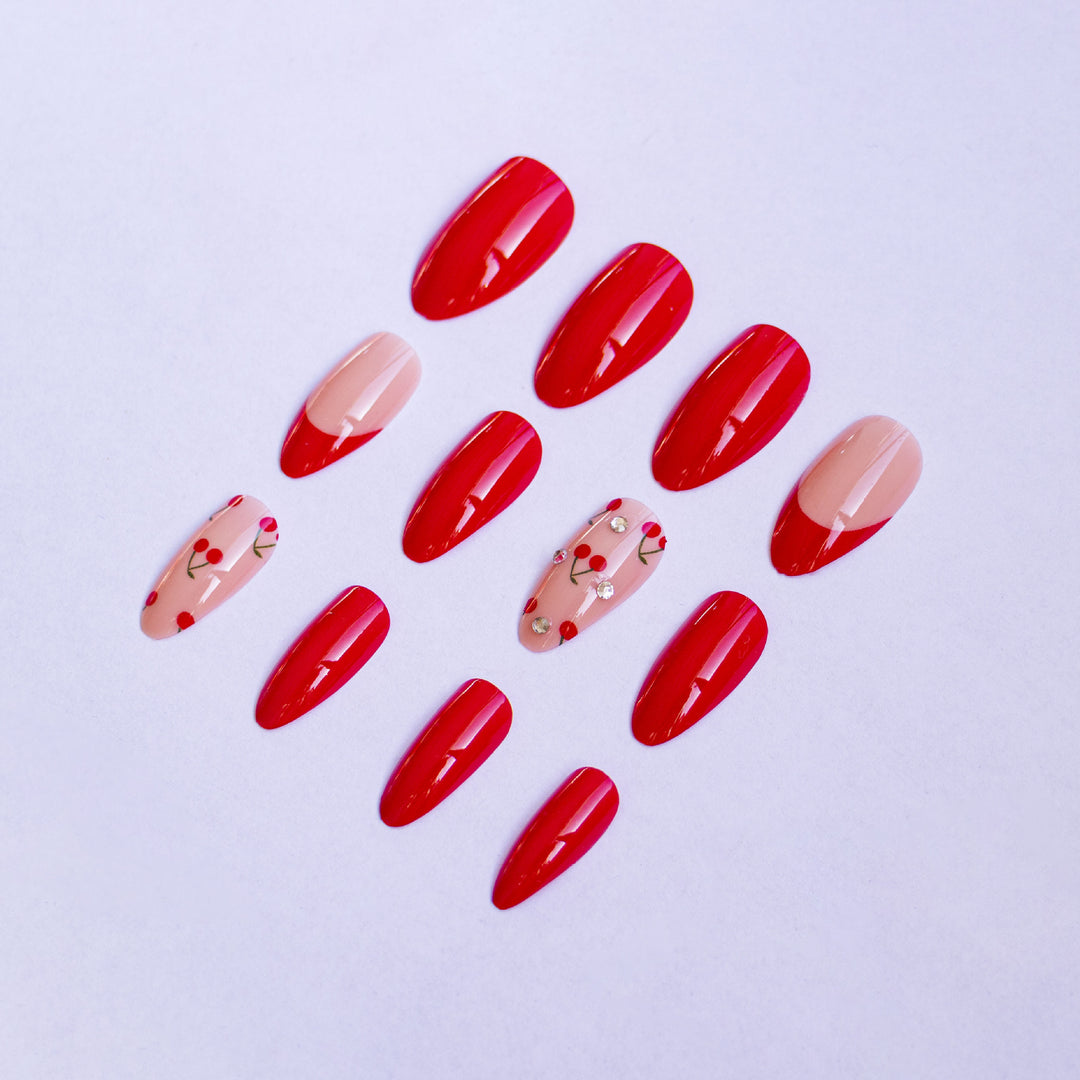 Designer Press-On Nail Art Set