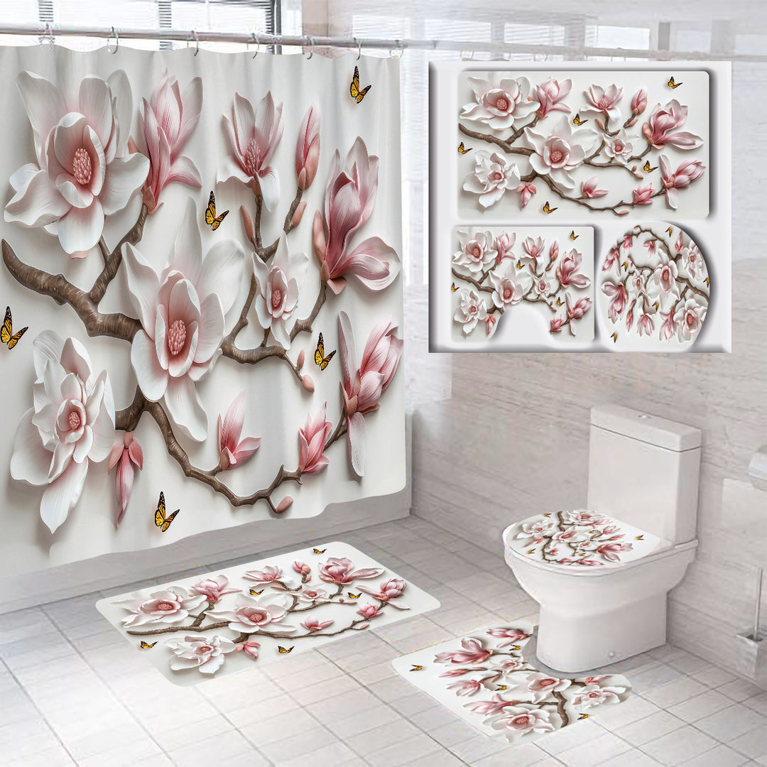 Floral Bathroom Set Kalsten