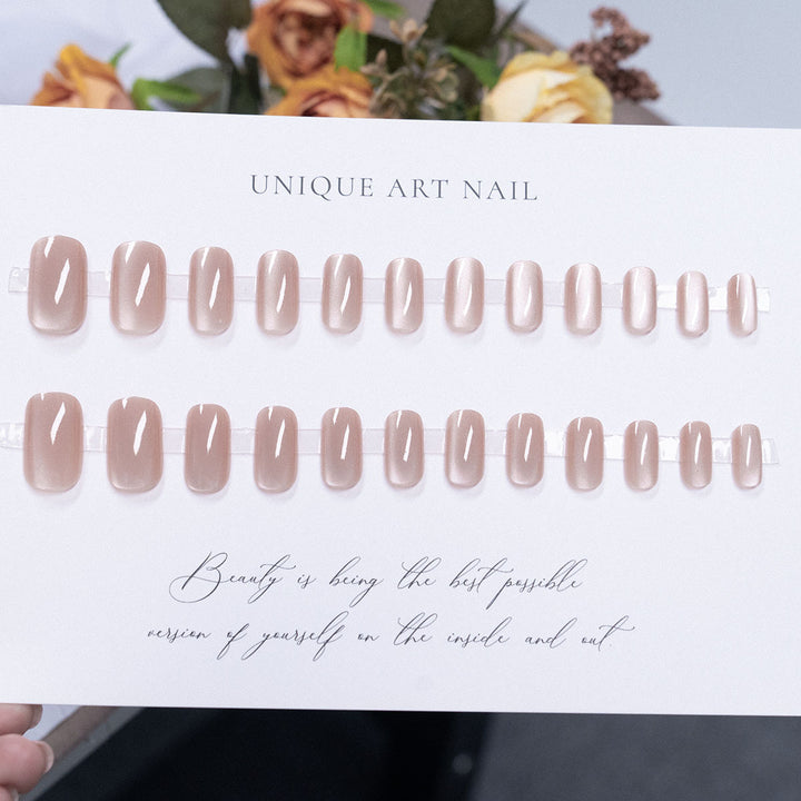Elegant Glittery Press-On Nails