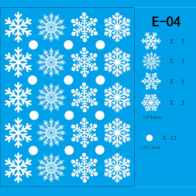 Festive Christmas Wall Decals Kalsten