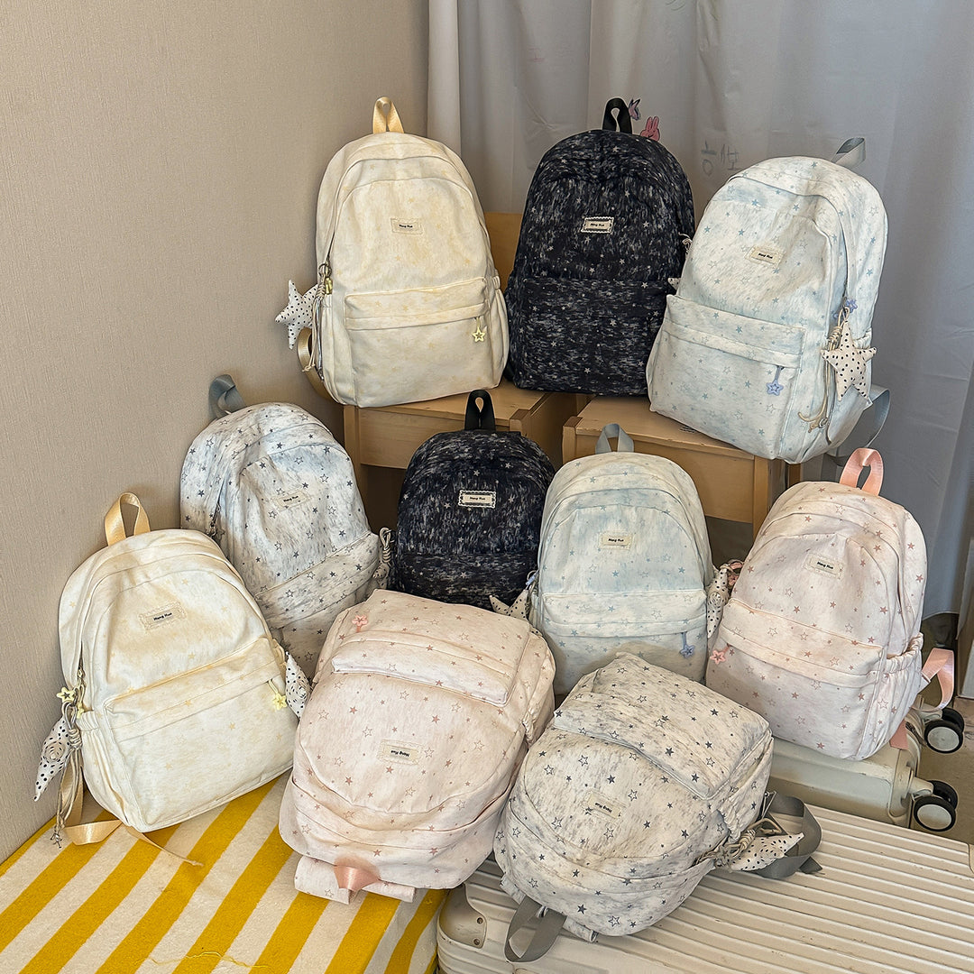 Star-Patterned Casual Backpack Kalsten