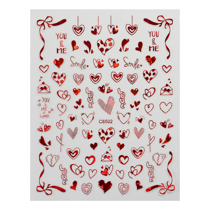 Cute Love-Themed Nail Art Charms