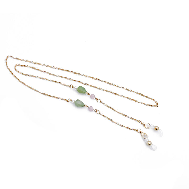 Fashionable necklace with elegant stone pendants Kalsten